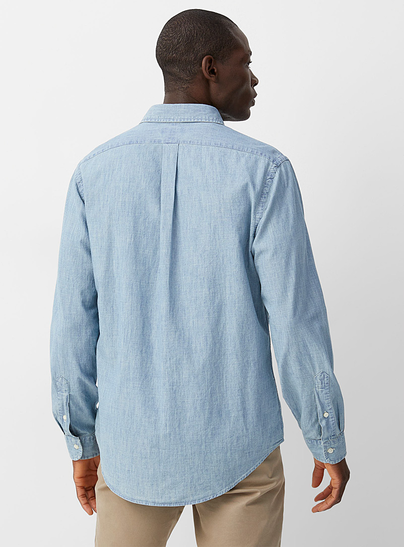 Polo Ralph Lauren: La chemise denim chambray Bleu pour homme
