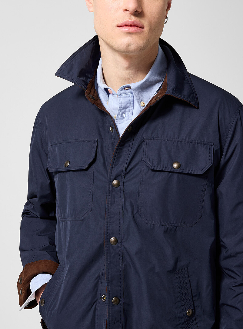 Suede and nylon reversible jacket | Polo Ralph Lauren | Shop Men's