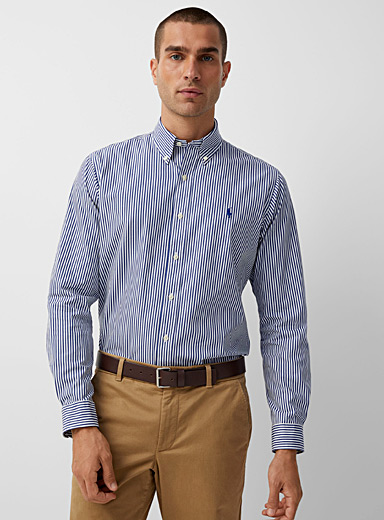 Twin-stripe stretch poplin shirt Modern fit | Polo Ralph Lauren | Shop ...