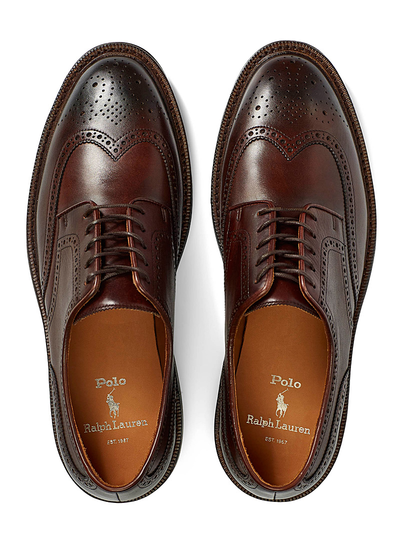 ralph lauren men's leather shoes