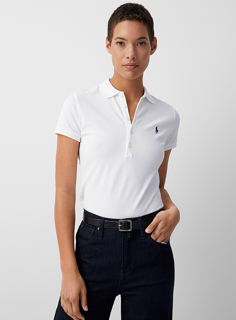 Embroidered logo polo | Polo Ralph Lauren | Women's Short-Sleeve T-shirts |  Simons