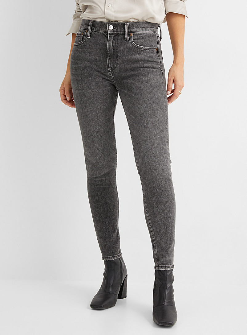 Polo Ralph Lauren Dark Grey Faded grey skinny jean for women