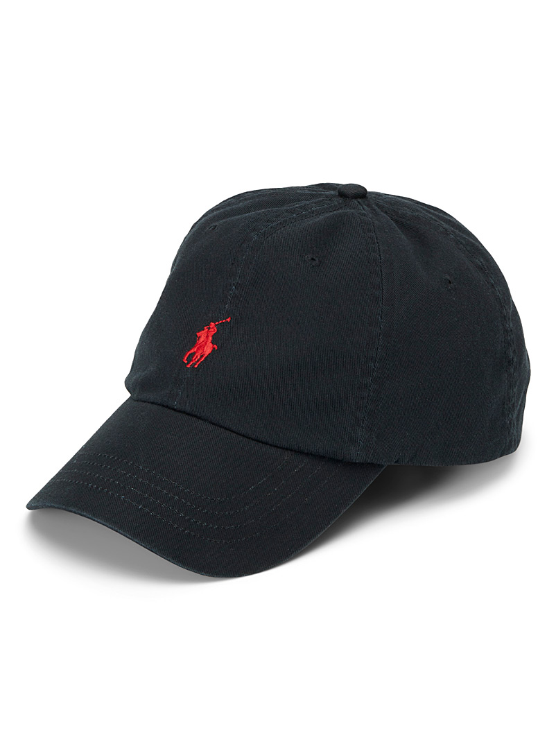 Polo Ralph Lauren: La casquette emblème polo Noir pour homme