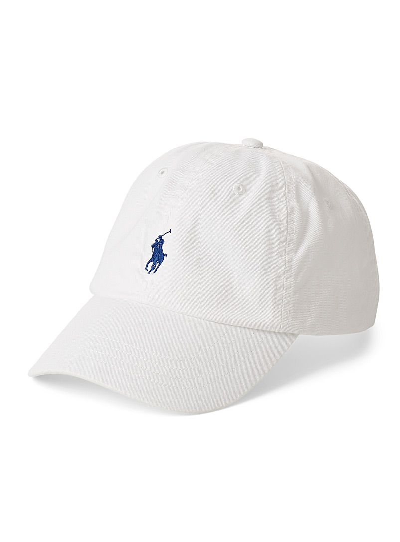 Polo Ralph Lauren: La casquette emblème polo Blanc pour homme