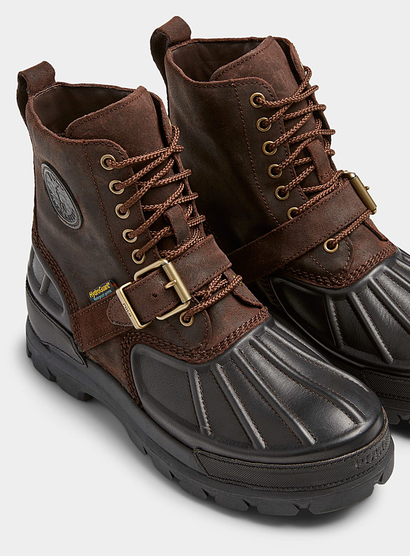 Polo Ralph Lauren Dark Brown Oslo waterproof boots Men for men