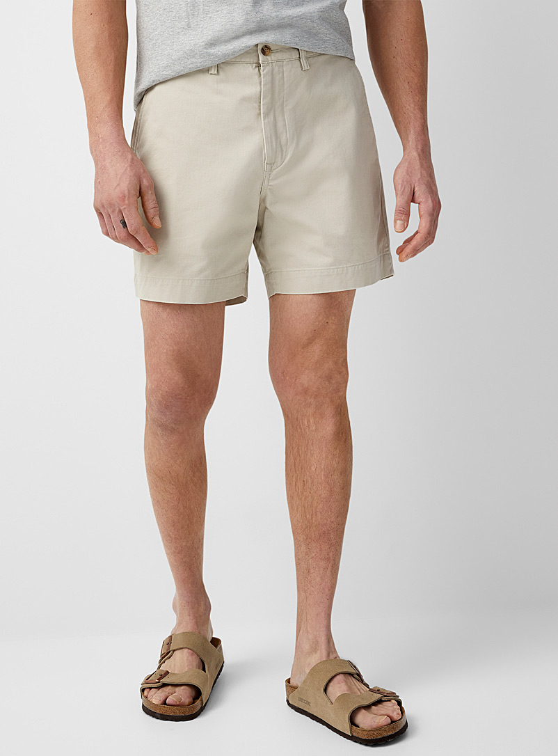 Polo Ralph Lauren Sand Comfort-waist solid chino short for men