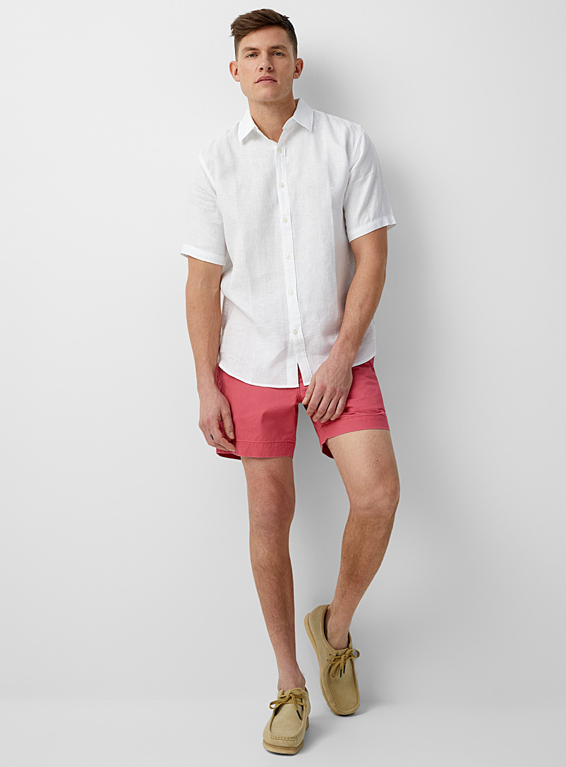 Polo Ralph Lauren Red Comfort-waist solid chino short for men