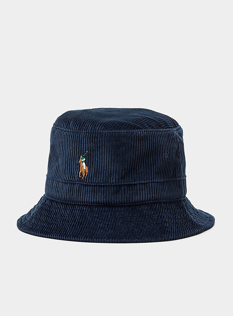 Polo Ralph Lauren: Le bob velours côtelé logo brodé Marine pour homme