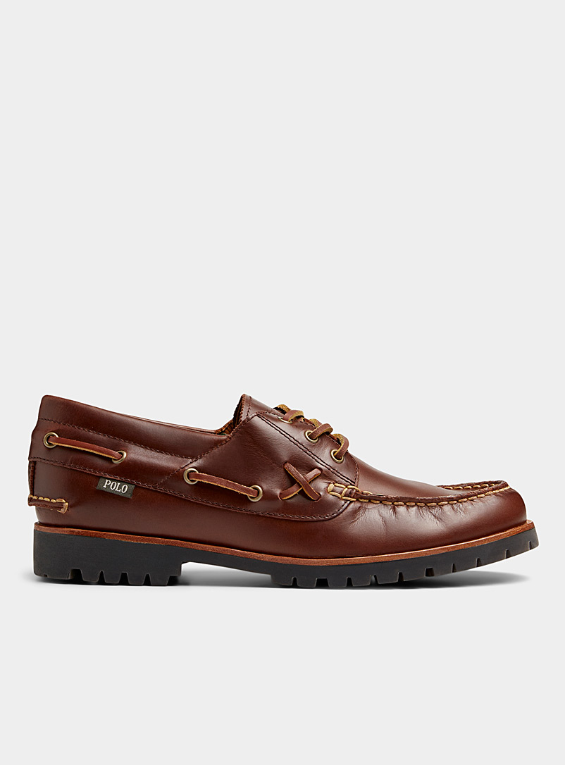Ranger leather boat shoes Men | Polo Ralph Lauren | Shop Men's Casual ...