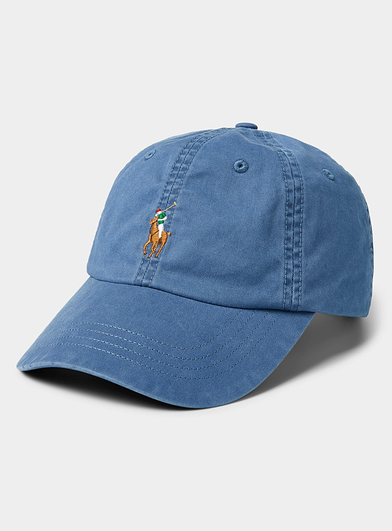 Polo Ralph Lauren: La casquette colorée poney brodé Bleu pour homme