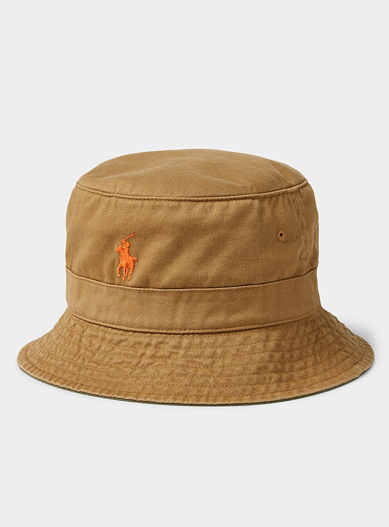 Polo Ralph Lauren Fawn Contrast underside sandy bucket hat for men