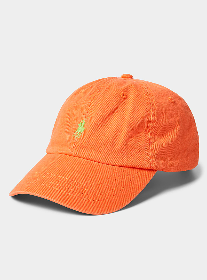 Polo Ralph Lauren: La casquette colorée logo signature Orange pour homme