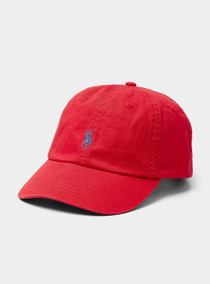 Polo Ralph Lauren Red Coloured embroidered logo cap for men