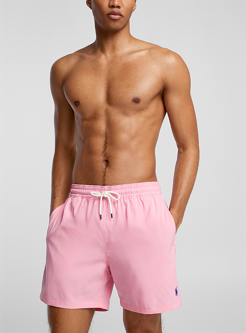 Polo Ralph Lauren Pink Pink stretch swim short for men