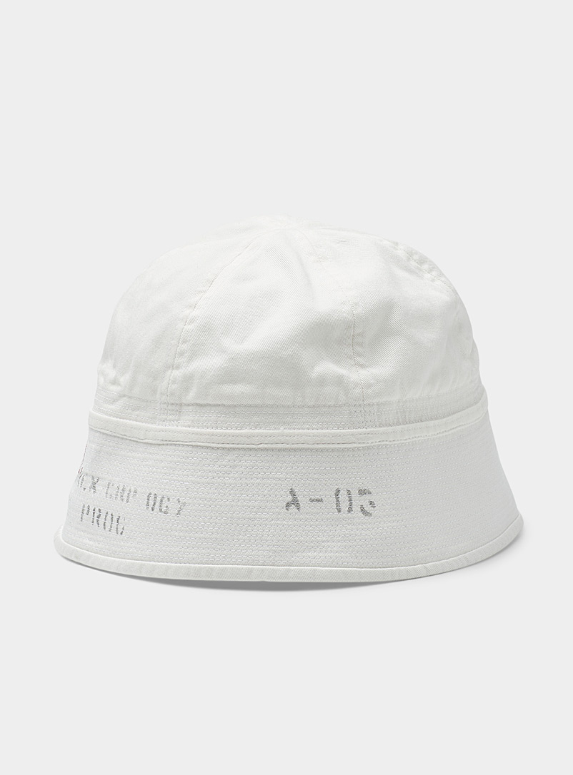 Nautical-inspired pure cotton bucket hat