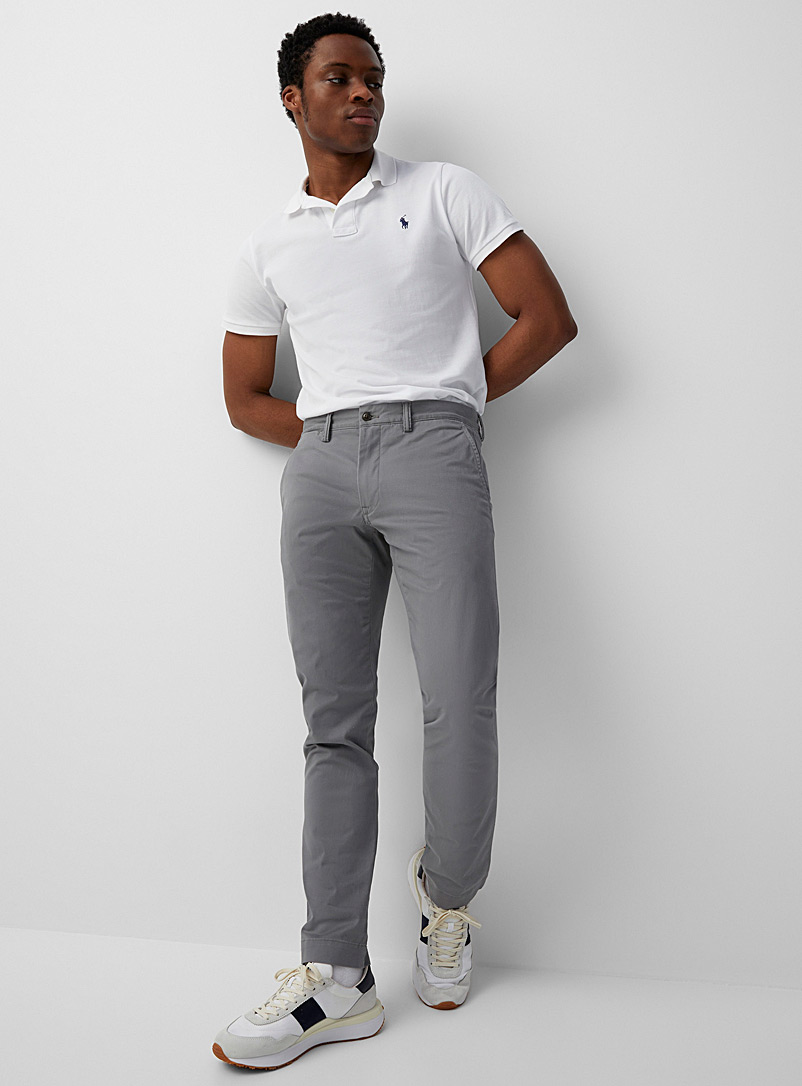Polo Ralph Lauren Grey Bedford stretch chinos Slim fit for men