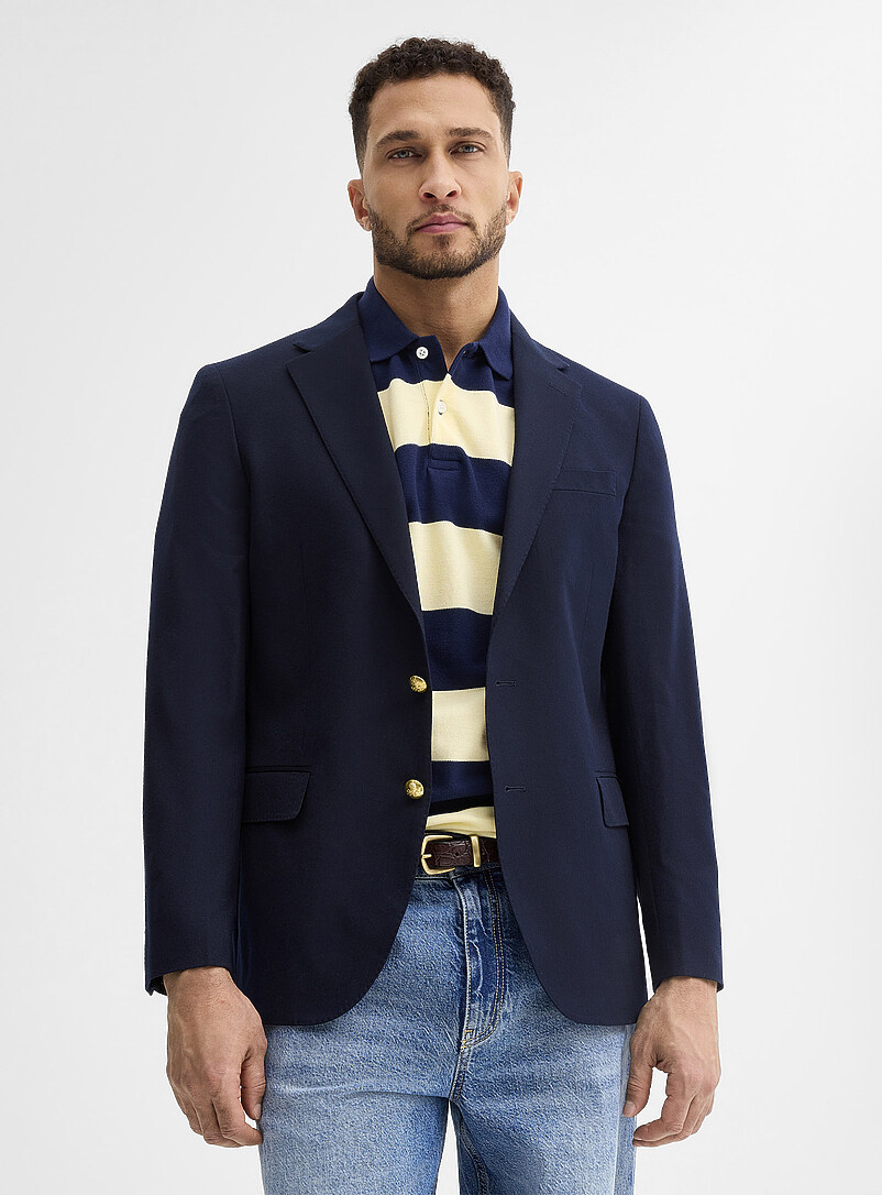 Gold-button navy jacket Modern fit | Polo Ralph Lauren | Shop