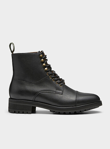 Polo Ralph Lauren: La botte en cuir Bryson Homme Noir pour homme