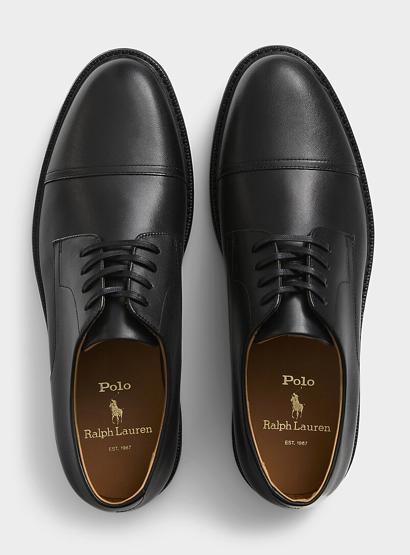 Polo Ralph Lauren Black Asher derby shoes Men for men