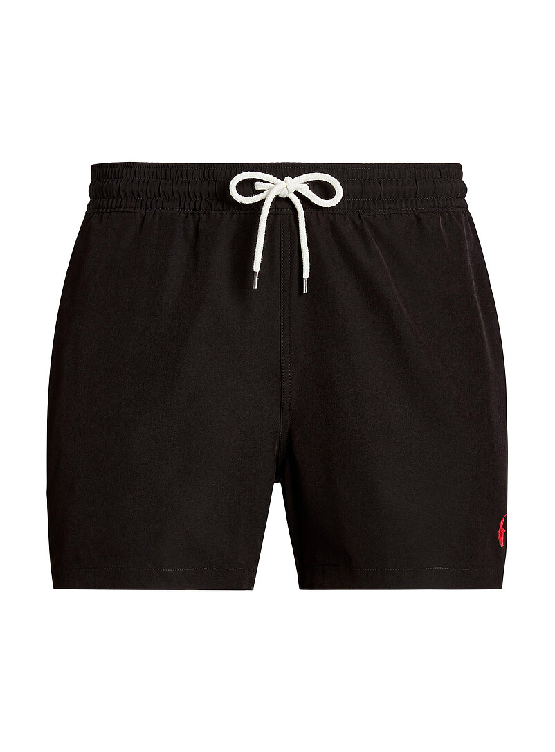 Polo Ralph Lauren: Le maillot short extensible Traveler Rouge pour homme