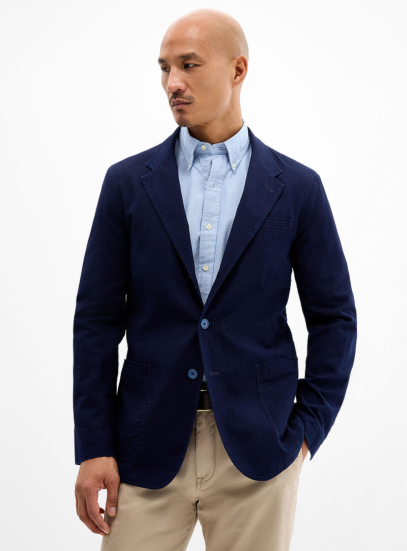 Pure cotton seersucker jacket Modern fit | Polo Ralph Lauren | Shop Men ...