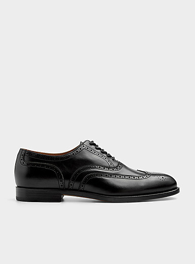 Polo Ralph Lauren: La chaussure broge en cuir Owen Homme Noir pour homme
