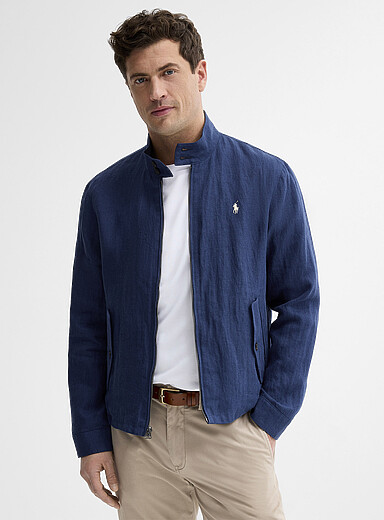La veste Harrington pur lin