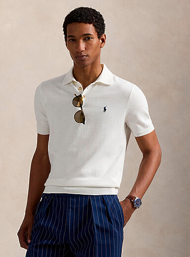 Le polo fin tricot pur coton