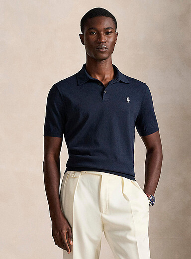 Le polo fin tricot pur coton