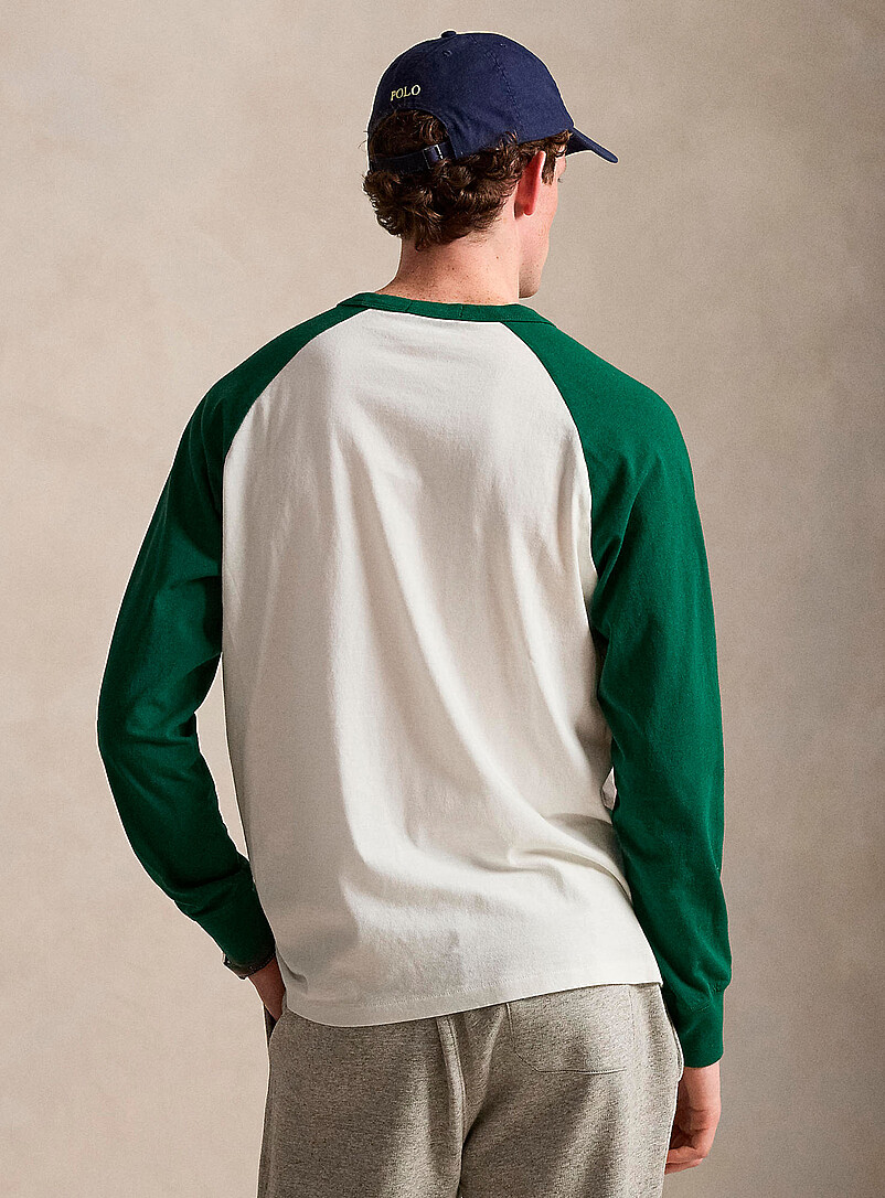 Polo Ralph Lauren: Le t-shirt baseball signature Blanc pour homme