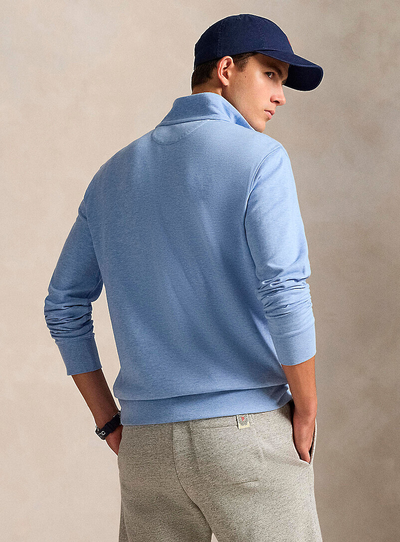 Zip-up mock-neck jersey sweater | Polo Ralph Lauren | | Simons