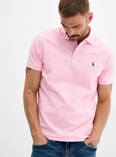 Honeycomb textured polo