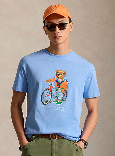 Le t-shirt ourson &agrave; v&eacute;lo