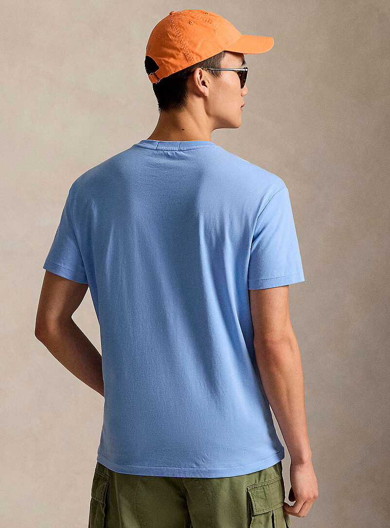Polo Ralph Lauren Blue Biking teddy bear T-shirt for men