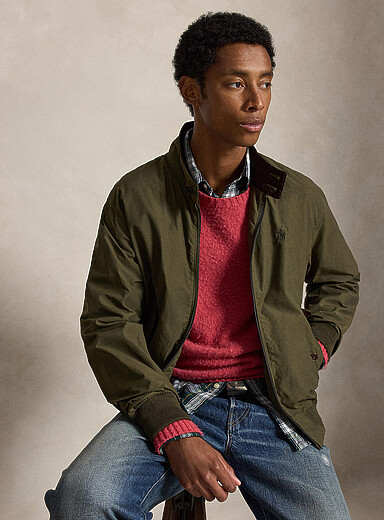 Polo Ralph Lauren Mossy Green Harrington jacket for men