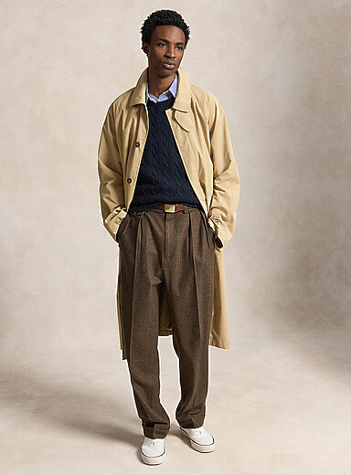 Polo Ralph Lauren Light Beige Beige car coat for men