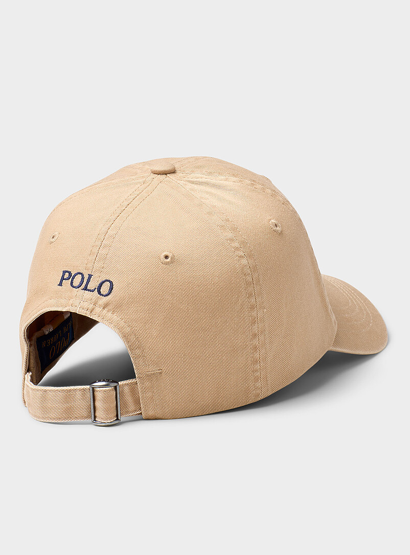 Polo Ralph Lauren: La casquette dad petit logo Brun pour homme