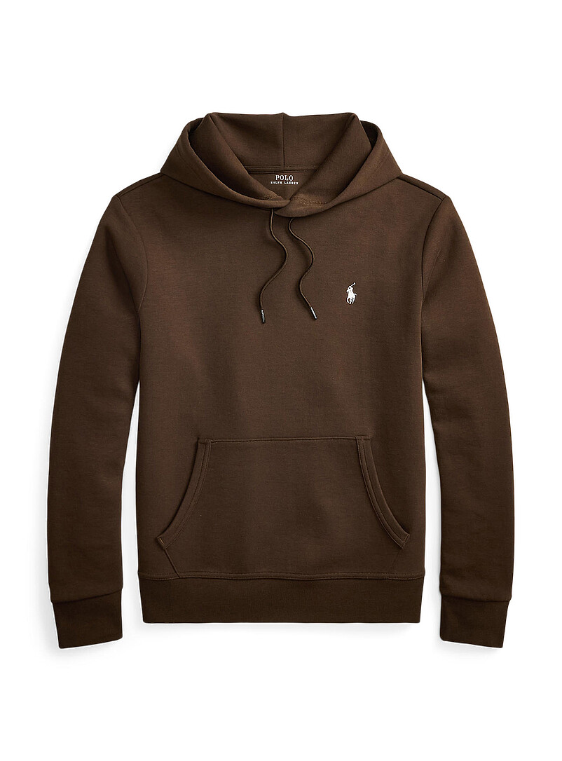 Polo Ralph Lauren: Le kangourou jersey construit caf&eacute; Brun pour homme