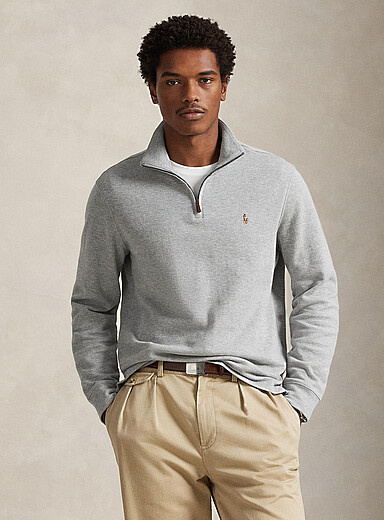 Le sweat col zipp&eacute; Estate