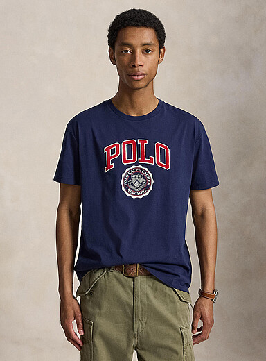 Polo Ralph Lauren Navy/Midnight Blue Velvety crest logo T-shirt for men