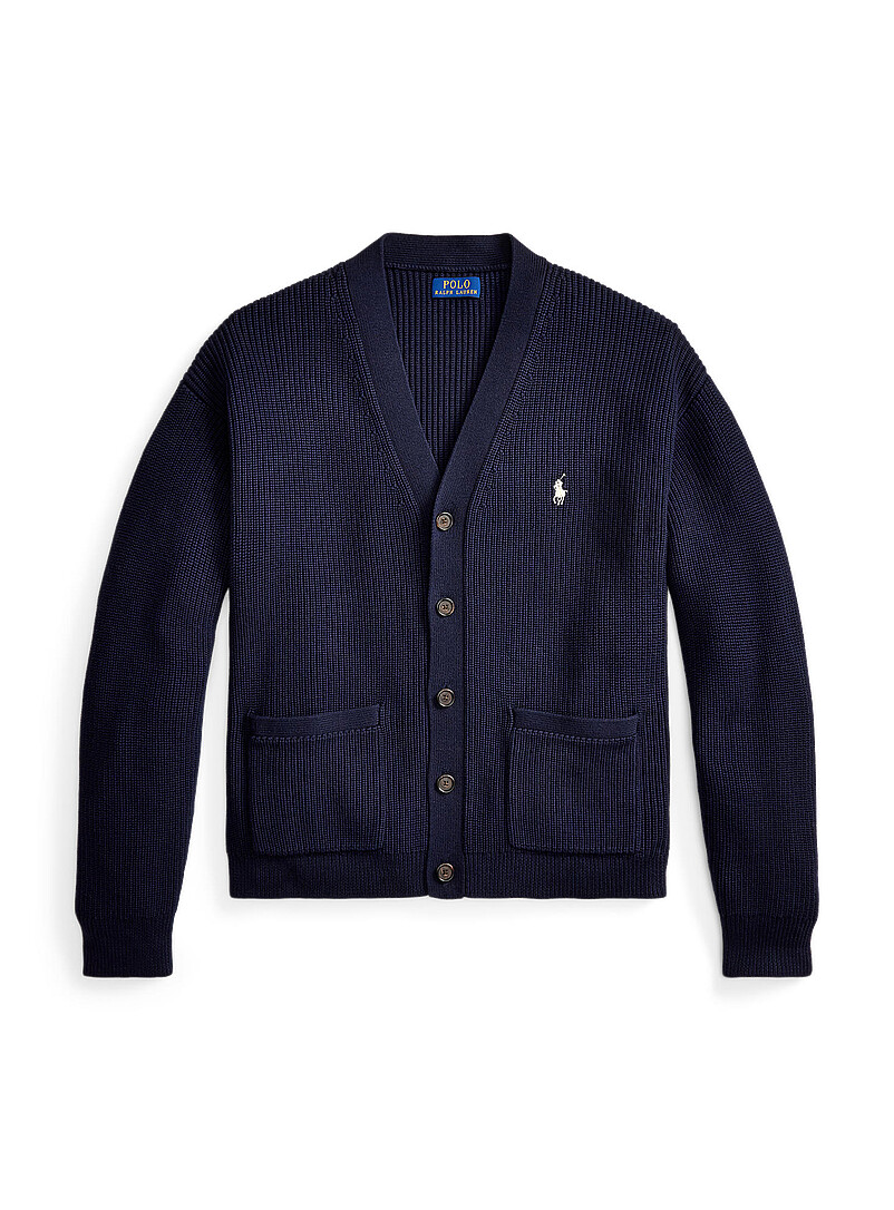 Ribbed V-neck cardigan | Polo Ralph Lauren | Shop Men's Shawl