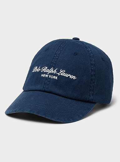 Cursive typography cap