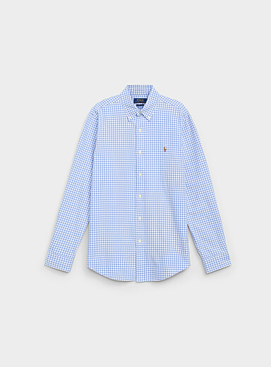 La chemise oxford vichy  Coupe classique