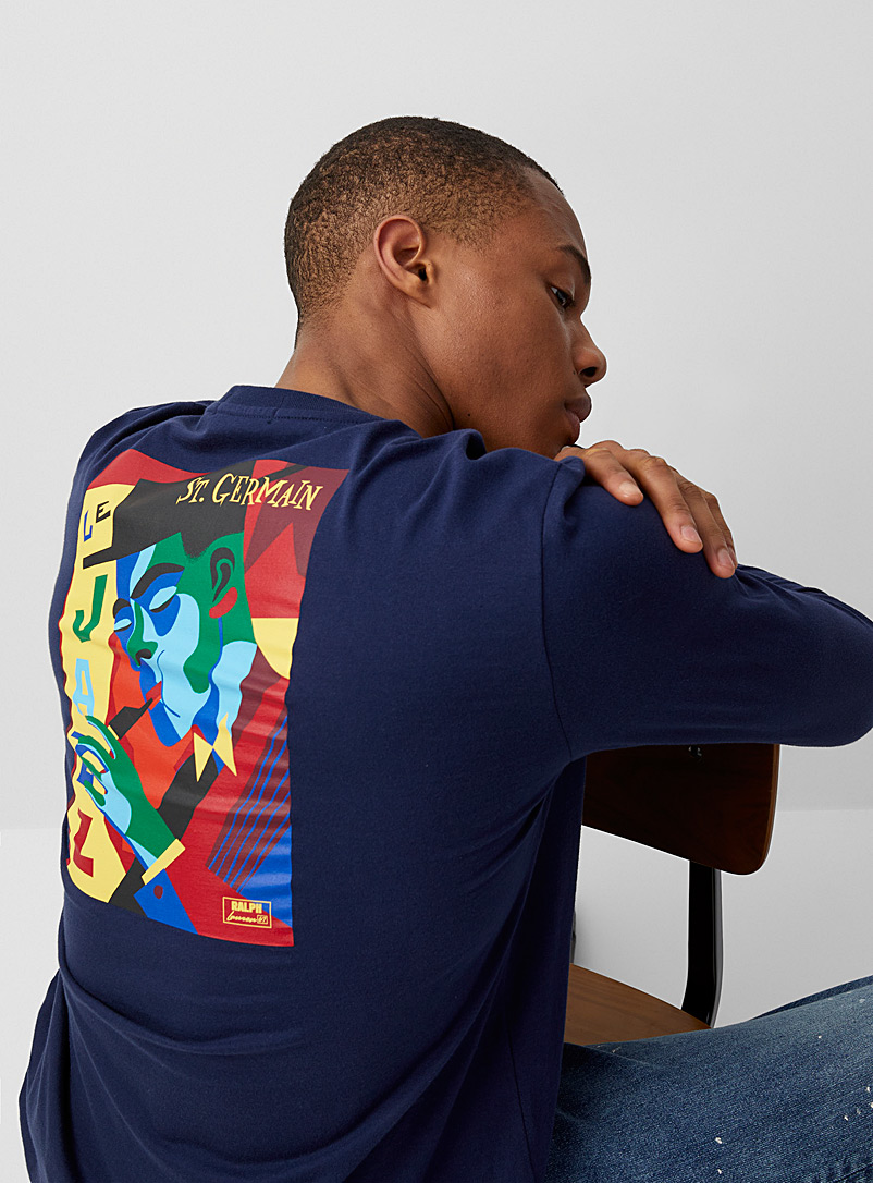 Polo Ralph Lauren: Le t-shirt St. Germain Bleu marine - Bleu nuit pour homme