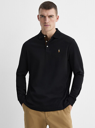 Embroidered rider jersey polo <b>Classic fit</b>