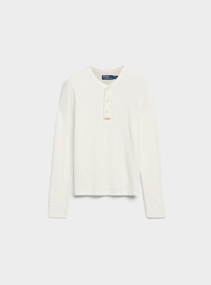 Textured jersey Henley T-shirt | Polo Ralph Lauren | Shop Men's