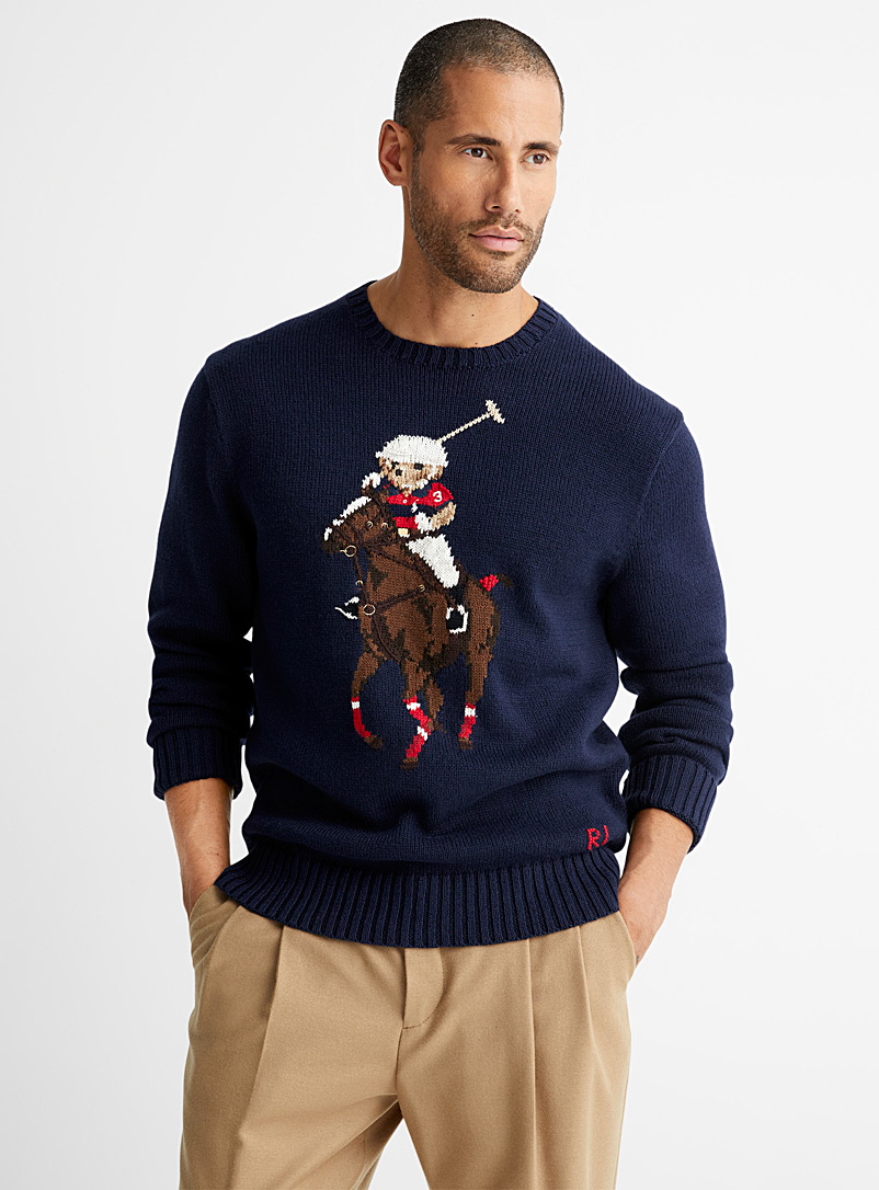 Polo teddy bear sweater | Polo Ralph Lauren | Shop Men's Crew Neck Sweaters  Online | Simons
