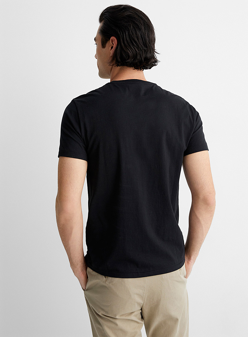 Polo Ralph Lauren Black Polo emblem T-shirt for men
