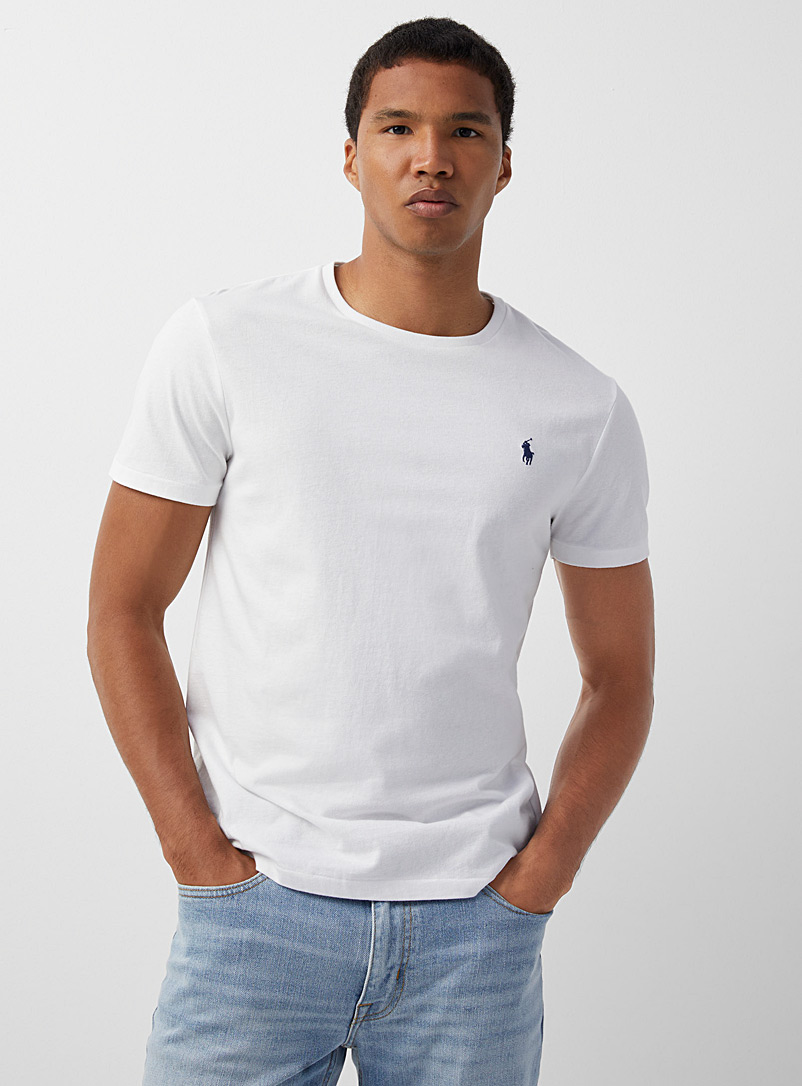 Polo emblem T-shirt Slim fit | Polo Ralph Lauren | Shop Men's Logo Tees ...