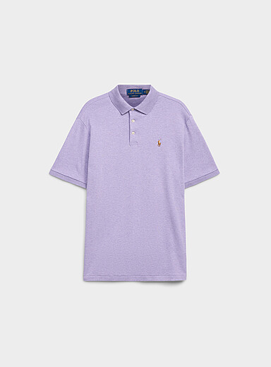 Le polo jersey lavande chin&eacute;